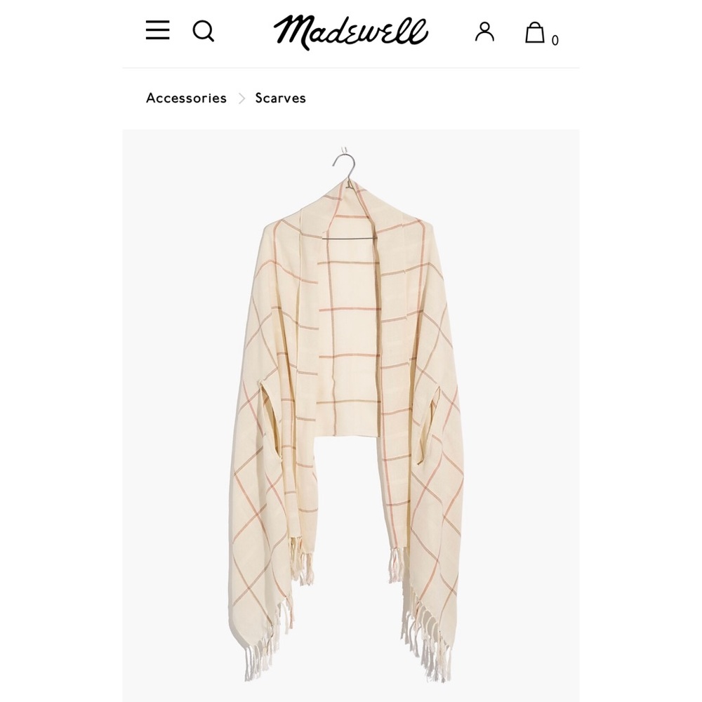 Madewell cape scarf